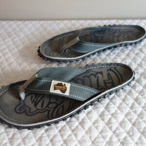 GUMBIES Cool Gray Islander Flip-Flops – Men’s 10